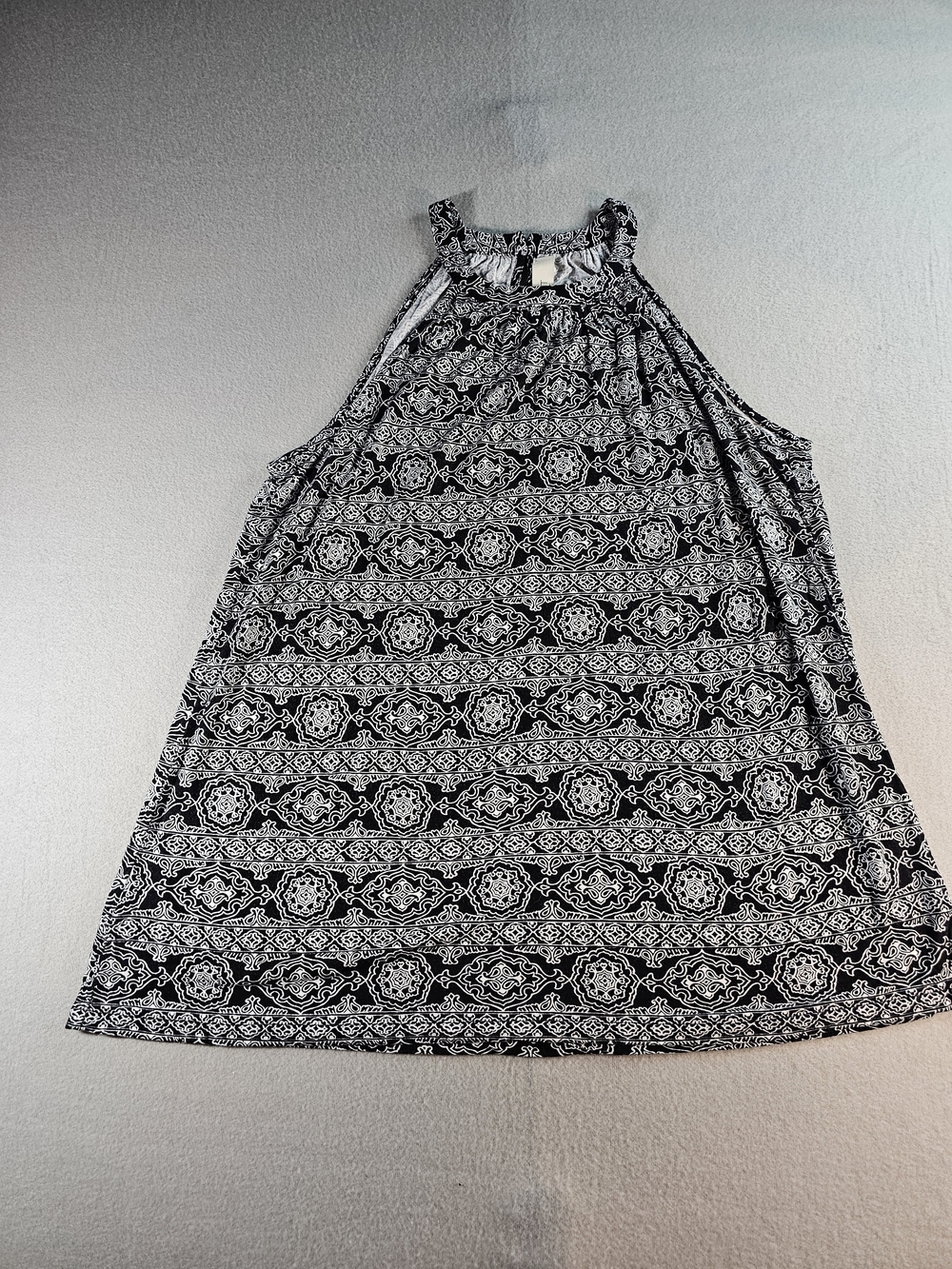 LOFT Black and White Printed Top Size M